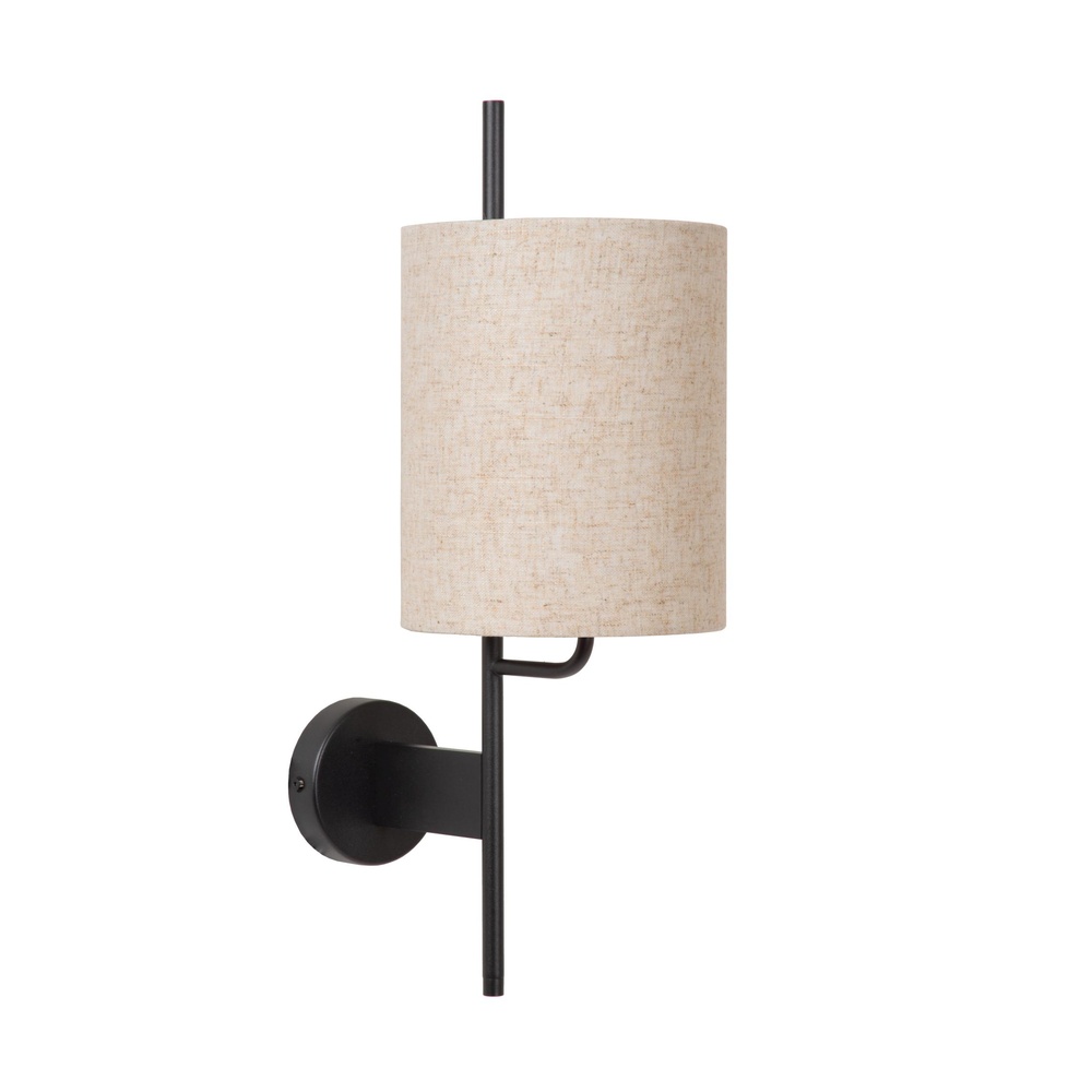 Lucide WandlampMagic zwart met USB oplaadpunt - 68211/81/30